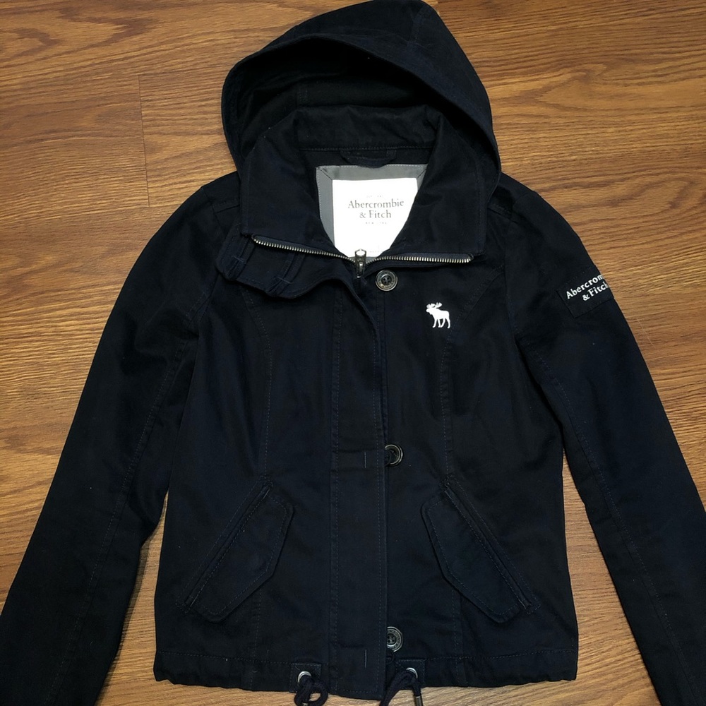 ABERCROMBIE & FITCH navy jacket